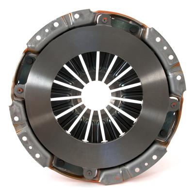 High Performance Clutch Pressure Plate and Disc Set 531 ft/lbs Capacity 10.4 Inch Diameter 24-Spline Fits Nissan Frontier and Xterra 4.0L Centerforce Dual Friction