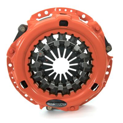 High Performance Clutch Pressure Plate and Disc Set 442 ft/lbs Capacity 10 Inch Diameter 21-Spline Fits Toyota Trucks 4/6 Cyl Centerforce Dual Friction