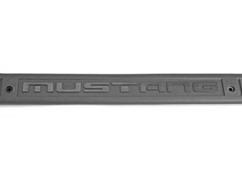 1979-1993 Ford Mustang Black Door Sill Plates Scott Drake