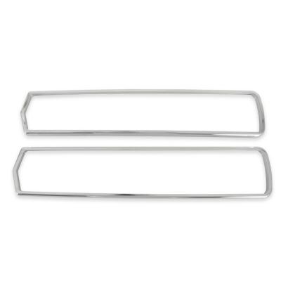 Polished Tail Light Bezels, Shelby, Pair Scott Drake