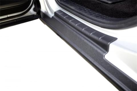 Black Trail Armor Rocker Panel And Sill Plate Covers For 2019-2023 Ram 1500 Classic, 2009-2018 Ram 1500, 2009-2026 Ram 2500/3500 Crew Cab, Pair Bushwacker