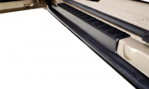 Black Trail Armor Rocker Panel And Sill Plate Covers For 2019-2026 Silverado/Sierra 1500 W/Crew Cab, Pair Bushwacker