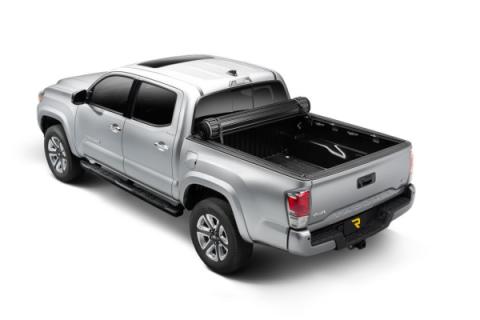 Sentry Tonneau Cover Black 2022-2026 Toyota Tundra 6 Foot 7 Inch Bed with Deck Rail System Truxedo