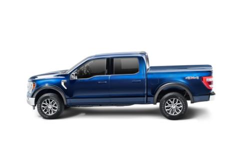 Black OE Style Smooth Finish Rear Fender Flares For 2021-2026 Ford F150 Will Not Fit F150 Lightning Bushwacker