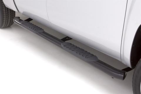 5 Inch Oval Curved Nerf Bars Black 2010-2025 Ram 2500/Ram 3500 Mega Cab Lund