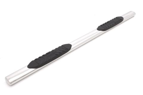 5 Inch Oval Straight Nerf Bars Polished Stainless 2009-2024 Dodge Ram 1500/2500/3500/4500/5500 Cab &amp; Chassis Crew Cab Lund
