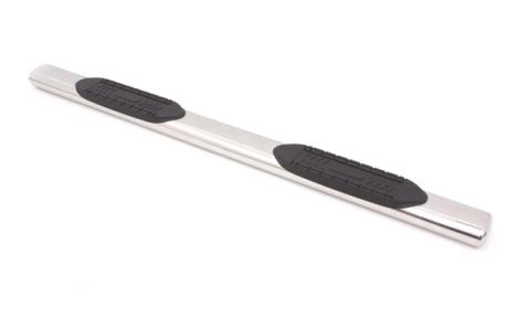 6 Inch Oval Straight Nerf Bars Polished Stainless 2019-2026 Silverado/Sierra 1500/2500/3500 Crew Cab Lund