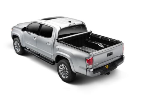 TruXport Tonneau Cover Black 2022-2026 Toyota Tundra 6 Foot 7 Inch Bed with Deck Rail System Truxedo