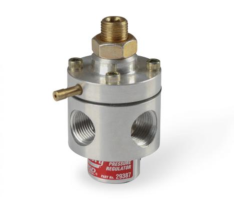 3-Port Bypass Regulator Adj Fuel Press Reg 3-12PSI Carb Mallory