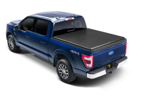 TruXport Tonneau Cover Black 2015-2025 Ford F-150 6 Foot 7 Inch Bed Truxedo