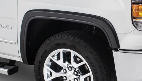 Black OE Style Smooth Finish 4-Piece Fender Flare Set For 2007-2011 GMC Yukon (Excludes Denali) Bushwacker