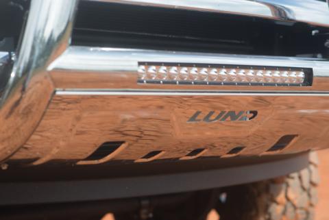 Bull Bar with LED Light Bar 3.5 Inch Oval Polished Stainless Steel 2004-2024 Ford F-150 Lund