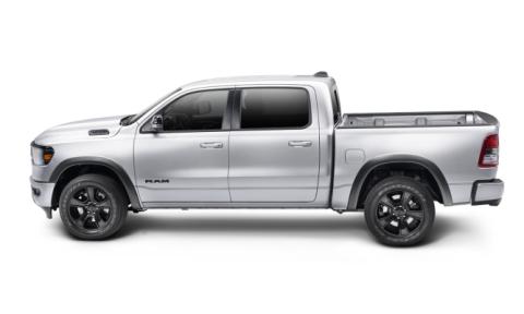 Black OE Style Smooth Finish 4-Piece Fender Flare Set For 2019-2022 Ram 1500 Will Not Fit Rebel And Trx Models Bushwacker