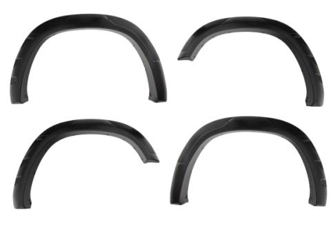 Drt Style Fender Flares Front And Rear For 2019-2022 Ram 1500 Will Not Fit Rebel And Trx Models Bushwacker