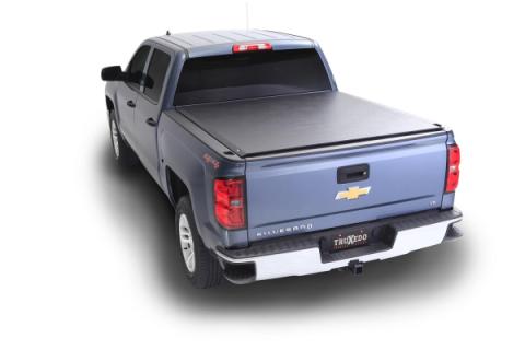 Lo Pro Tonneau Cover Black 2014-2018 (2019 Legacy/Limited) Silverado/Sierra 1500/2015-2019 2500 HD/3500 HD 6 Foot 6 Inch Bed without Sport Bar Truxedo