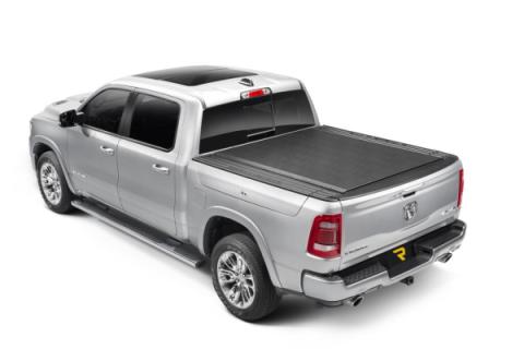 Lo Pro Tonneau Cover Black Black 2019-2026 (New Body Style) Ram 5 Foot 7 Inch Bed with RamBox with or without Multifunction Tailgate Truxedo