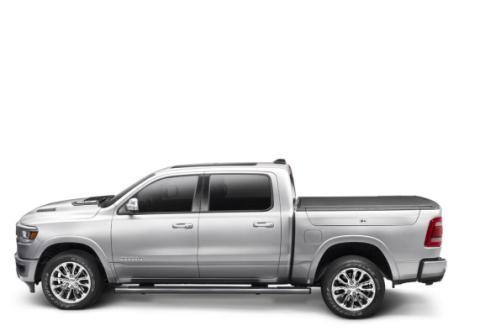 Lo Pro Tonneau Cover Black Black 2019-2026 (New Body Style) Ram 5 Foot 7 Inch Bed with RamBox with or without Multifunction Tailgate Truxedo