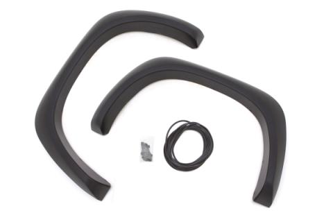 Extra Wide Style Fender Flare Set Rear, Smooth, 2-Piece Set 2002-2009 Dodge Ram 1500/2500/3500 Fleetside Lund