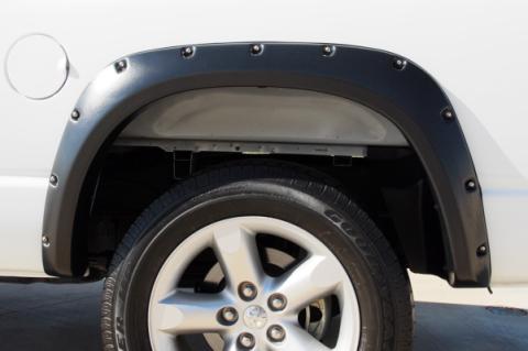 Rivet Style Fender Flare Set Front and Rear, Smooth, 4-Piece Set 2019-2024 Ram 2500/3500 Lund