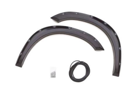 Rivet Style Fender Flare Set Front, Smooth, 2-Piece Set 2002-2009 Dodge Ram 1500/2500/3500 Fleetside Lund