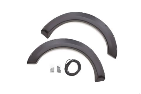 Rivet Style Fender Flare Set Front, Smooth, 2-Piece Set 1999-2007 Ford F-250/F-350 Super Duty Fleetside Lund