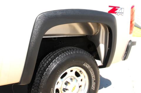 Sport Style Fender Flare Set Rear, Smooth, 2-Piece Set 2007-2014 Silverado/Sierra 1500/2500 HD/3500 HD Fleetside Lund