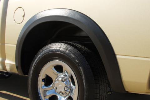 Sport Style Fender Flare Set Rear, Textured, 2-Piece Set 2009-2018 Dodge Ram 1500 Lund