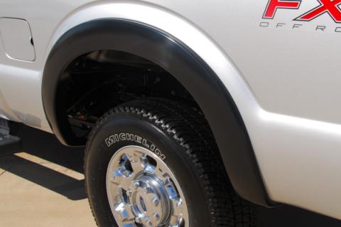 Sport Style Fender Flare Set Rear, Smooth, 2-Piece Set 2011-2016 Ford F-250 Super Duty/F-350 Super Duty Fleetside Lund