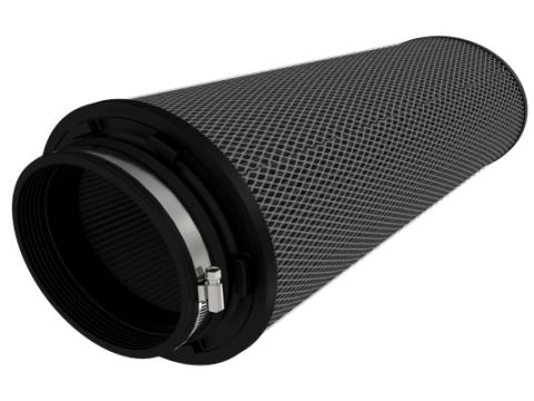 Magnum Force Intake Replacement Air Filter w/ Black Pro 5R Media (6-3/4x5) Inch F x (9-1/4x7-1/2) Inch B (7-3/4x6) Inch T x 18 Inch H aFe Power