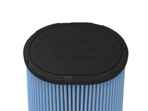 Magnum Force Intake Replacement Air Filter w/ D2 Media 5 Inch F x (9 x 7.5) Inch B x (6.75 x 5.5) Inch T x 9 Inch H aFe Power