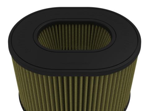 Magnum Force Intake Replacement Air Filter w/ Pro Guard 7 Media 5-1/2 Inch F x (12-1/4x9-3/4) Inch B x (11-1/4x8-3/4) Inch T (Inverted) x 8 Inch H aFe Power
