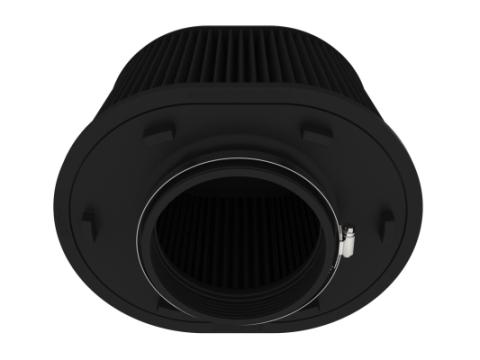 Magnum Force Intake Replacement Air Filter w/ Black Pro 5R Media 5-1/2 Inch F x (12-1/4x9-3/4) Inch B x (11-1/4x8-3/4) Inch T (Inverted) x 8 Inch H aFe Power