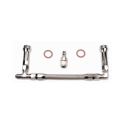 SS Fuel Line #8AN Silver Stainless Steel Quick Fuel