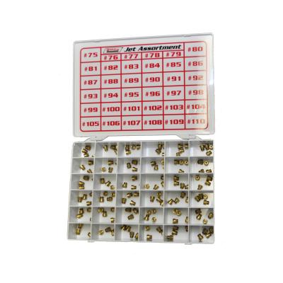 Gas Jet Assortment Kit #75 Thru #110 (4 Ea.) Carrying Case Included Quick Fuel