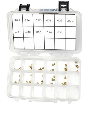 Air Bleed Assortment Kit.045 Inch -.055 Inch 36-45 Carrying Case Included Quick Fuel
