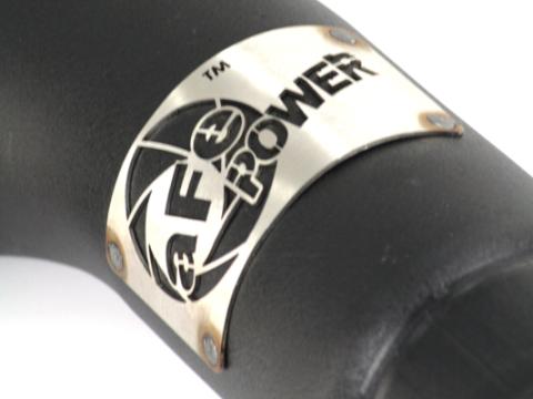 BladeRunner 3-1/2 Inch Aluminum Cold Charge Pipe Black Dodge Diesel Trucks 10-12 L6-6.7L (td) aFe Power