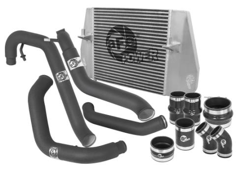 BladeRunner GT Series Intercooler Kit w/ Tubes Black Ford F-150 11-12 V6-3.5L (tt) aFe Power