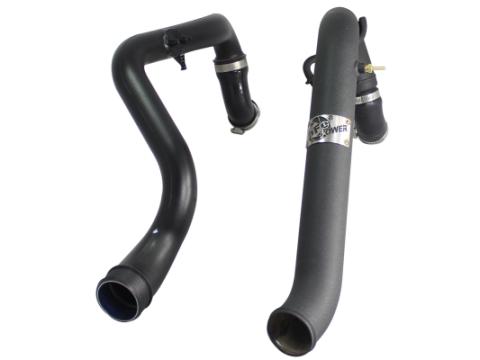 BladeRunner 2-1/2 Inch Aluminum Hot Charge Pipe Black Ford F-150 11-14 V6-3.5L (tt) aFe Power