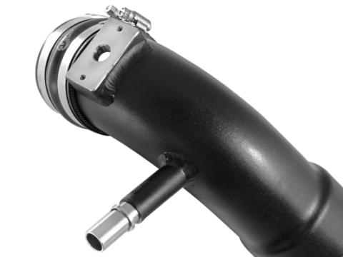 BladeRunner 3-1/2 Inch to 3 Inch Aluminum Cold Charge Pipe Black Ford F-150 11-14 V6-3.5L (tt) aFe Power