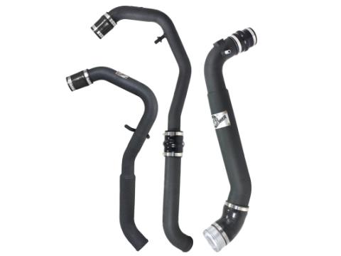 BladeRunner GT Series Intercooler Kit w/ Tubes Black Ford F-150 15-19 V6-2.7L (tt) aFe Power