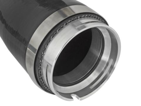 BladeRunner 2-1/2 Inch Aluminum Hot Charge Pipe Black GM Colorado/Canyon 16-22 L4-2.8L (td) Lwn aFe Power