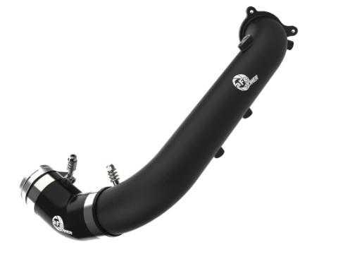 BladeRunner 2-3/4 Inch Aluminum Hot Charge Pipe Black Toyota Gr Supra (A90) 21-24 L4-2.0L (t) aFe Power