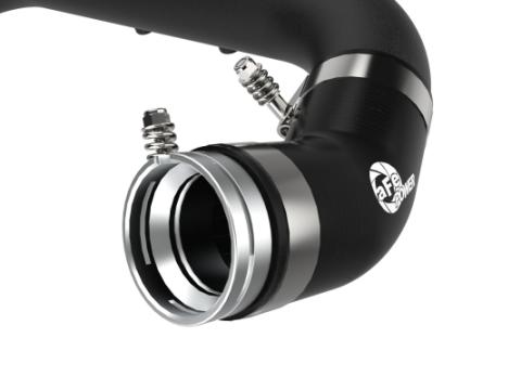 BladeRunner 2-3/4 Inch Aluminum Hot Charge Pipe Black Toyota Gr Supra (A90) 21-24 L4-2.0L (t) aFe Power