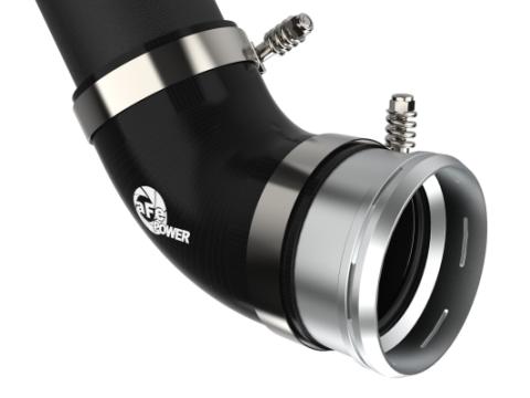 BladeRunner 3 Inch Aluminum Cold Charge Pipe Black Ford F-150/Raptor 21-26 V6-3.5L (tt) aFe Power