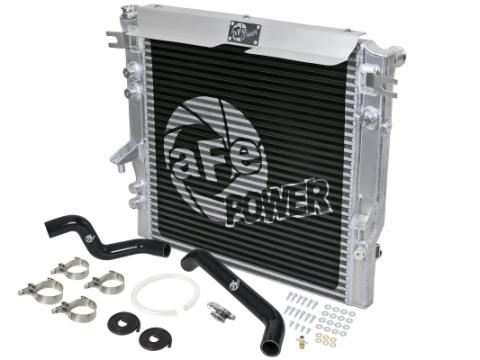 BladeRunner GT Series Bar and Plate Radiator w/ Hoses Jeep Wrangler (JK) 07-11 V6-3.8L aFe Power