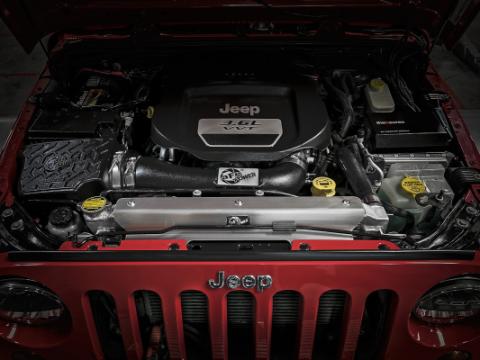 BladeRunner GT Series Bar and Plate Radiator w/ Hoses Jeep Wrangler (JK) 12-18 V6-3.6L aFe Power