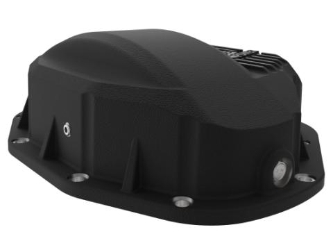 Pro Series Rear Differential Cover Black w/ Machined Fins Dodge Diesel Trucks 94-02 / Ford Diesel Trucks 99-07 aFe Power