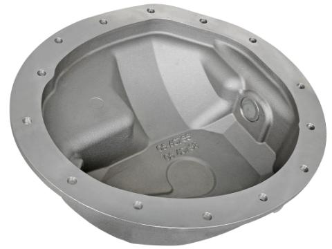 Street Series Front Differential Cover Raw w/ Machined Fins Dodge Diesel Trucks 03-12 L6-5.9/6.7L (td) aFe Power