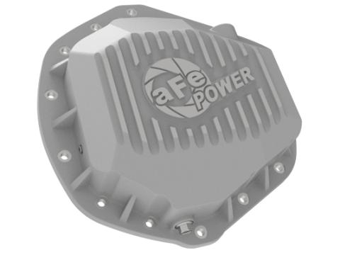 Street Series Rear Differential Cover Raw w/ Machined Fins GM Diesel Trucks 01-19 V8-6.6L (td) LB7/Lly/Lbz/Lmm/Lml/L5P aFe Power