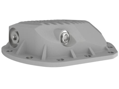 Street Series Rear Differential Cover Raw w/ Machined Fins GM Diesel Trucks 01-19 V8-6.6L (td) LB7/Lly/Lbz/Lmm/Lml/L5P aFe Power